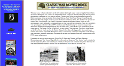 Desktop Screenshot of classicwarmovies.com
